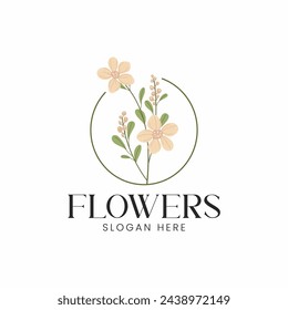 Logo Design Minimalist Flower Shop Logo For Your Small Business | Flower Shop Logos