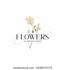 Logo Design Minimalist Flower Shop Logo For Your Small Business | Flower Shop Logos