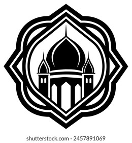Logo design of modern, botanical, eco friendly, Islamic festival, industrial grade, home cleaning product business, geometric, harmony, flair, futuristic, cosmic, cultural, decoration and abstract.