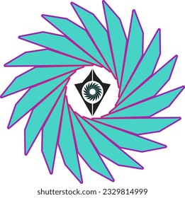Logo design with modern camera lens illustration vector art