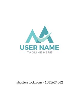 A LOGO DESIGN MODERN AND SIMPLE  COMPANY TEMPLATE