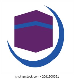 logo design of Mosque.Mosque vector art illustration.Islamic logo design.Mosque icon design template
