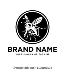 logo design mosquito vector template