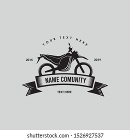 
logo design for the motorcycle community