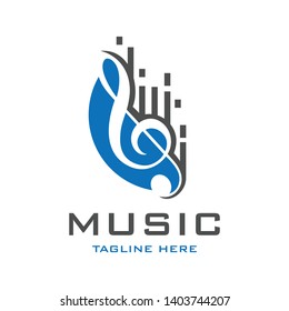 logo design musical instrument symbol
