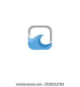 logo design N wave illusion technology