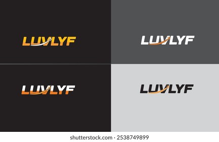nombre del diseño del logotipo llamado LuvLyf