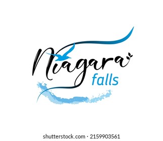 Logo design with "Niagara Falls" text