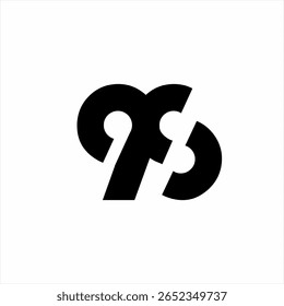 O design do logotipo do número 98 ou 9S é simples e elegante.