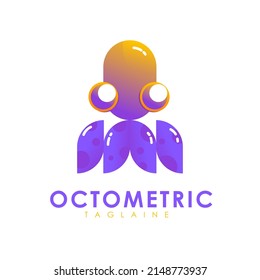 Logo design with octopus concept