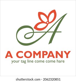 A logo design on Floral theme