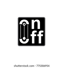 logo design on and off power