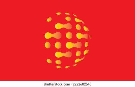 logo design on red background