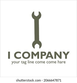 I logo design on Technology theme
