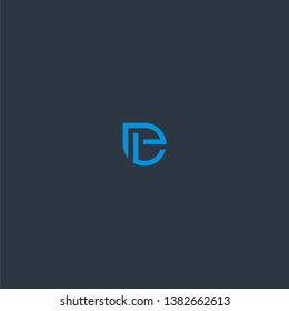 logo design of P L abstract