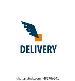 logo design pattern of delivery. Vector illustration of icon