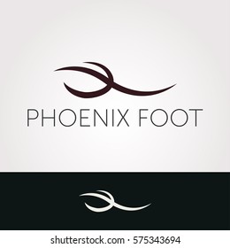 Logo design. Phoenix sign