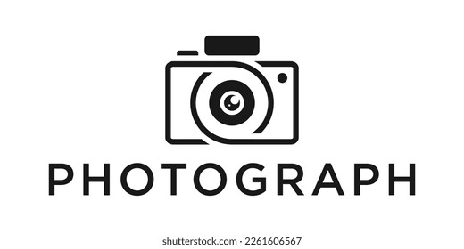 logo design photograph icon vector illustration