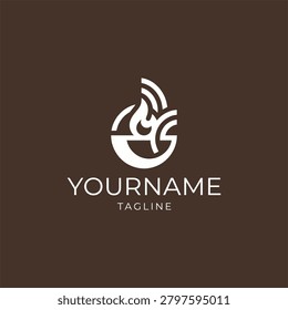 Logo design with placeholder text