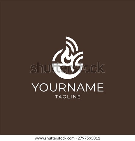 Logo design with placeholder text