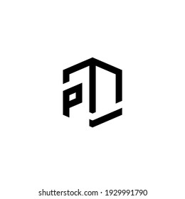 Diseño de logotipo vector PM, logotipo mínimo de PM, logotipo de letra inicial moderna