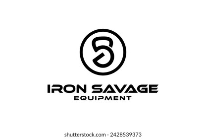 is logo design power energy electricity concept gym fitness studio business
