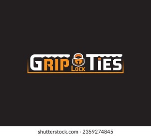 Logo Design. Professional Designer. Grip Lock Ties logo. logo concept