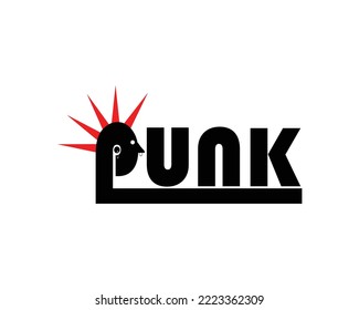 logo design for punk community in letters