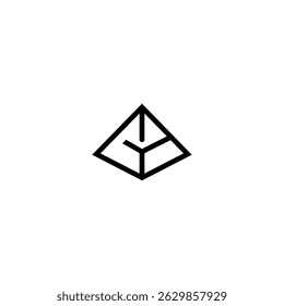 logo A design pyramid technology