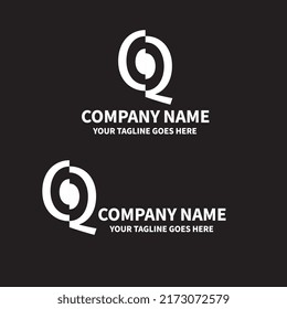 The logo design of Q. The best creation, can edit color and font.