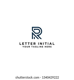 Logo Design R. Initial Letter - Vector