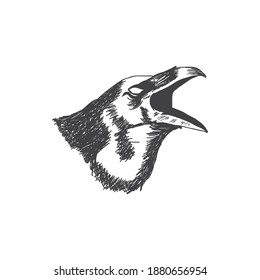 logo design of raven. Suitable for your business, company, etc. a unique, exclusive, elegant, professional, clean, simple, modern logo. It would be perfect for your company.