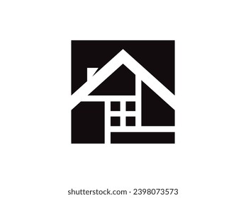 Logo design for real estate and home industry, Home logo design vector