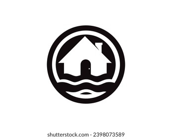 Logo design for real estate and home industry, Home logo design vector