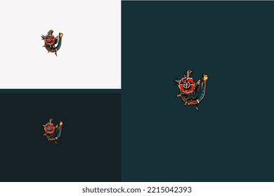 logo design of red rose flowers abstract vector