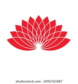 logo design of red roses on a white background