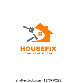 Logo design related to house repair, remodeling or painting