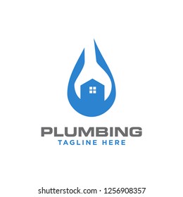 Logo design related to plumbing service