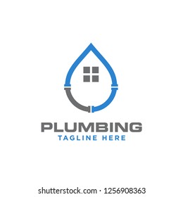 Logo design related to plumbing service