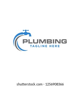 Logo design related to plumbing service
