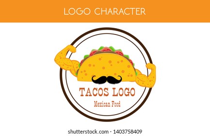 Logo design for restaurant tacos, a typical Mexican food.
designed with a friendly form but still strong in the form of muscles.