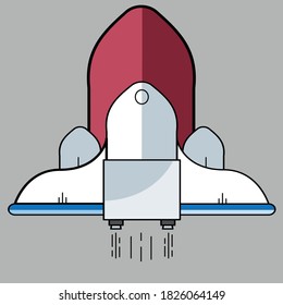Logo Design Rocket ( Space Shuttle ).