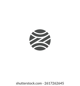 logo design round line element technology
