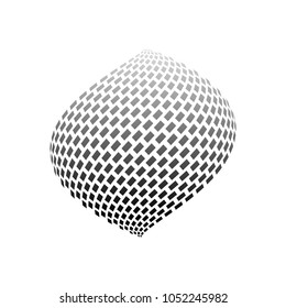 Logo design. Round shape. Vector illustration.