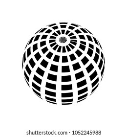 Logo design. Round shape. Vector illustration.