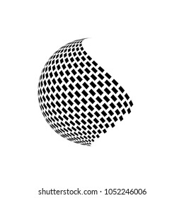 Logo design. Round shape. Vector illustration.