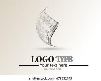 Logo design. Round shape. Vector illustration.
