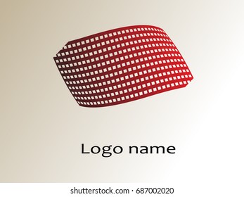 Logo design. Round shape. Vector illustration. 
