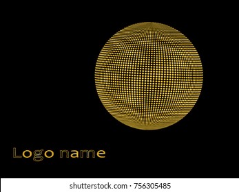 Logo design. Round shape. Vector illustration. 
