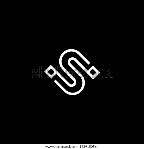 Logo Design S Ss Vector Technology Stock Vector (Royalty Free) 1439150564